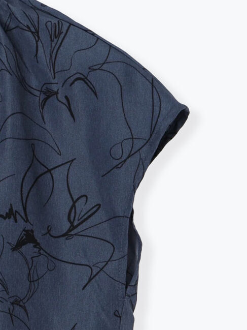 Te chichi TERRASSE「アートラインフリルネックブラウス」|シャツ・ブラウス|