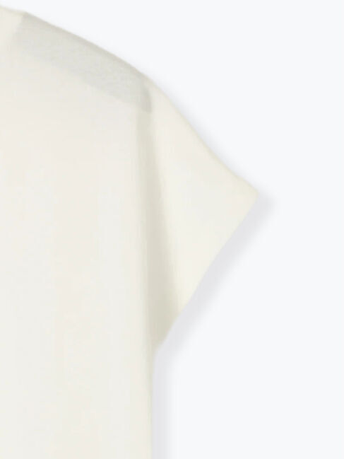 Te chichi TERRASSE「【接触冷感】パールロゴフレンチ袖Tシャツ」|Tシャツ・カットソー|