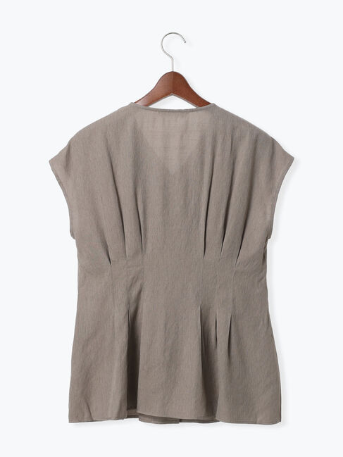 Te chichi TERRASSE「ウエストタックVネックブラウス」|シャツ・ブラウス|