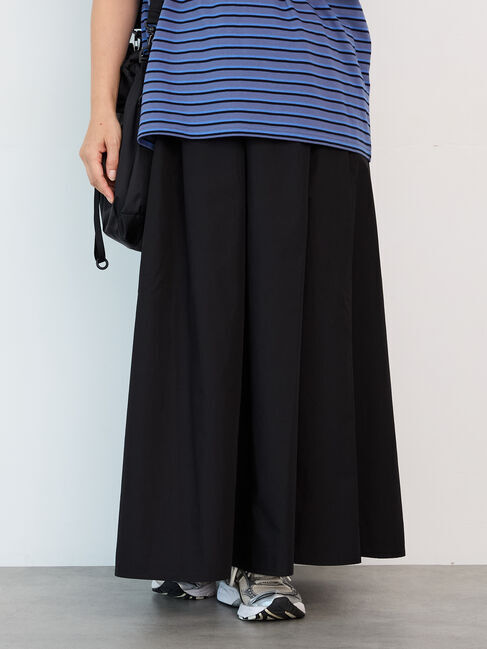 Lugnoncure「【選べる着丈】タイプライタースカート」|スカート|ブラック