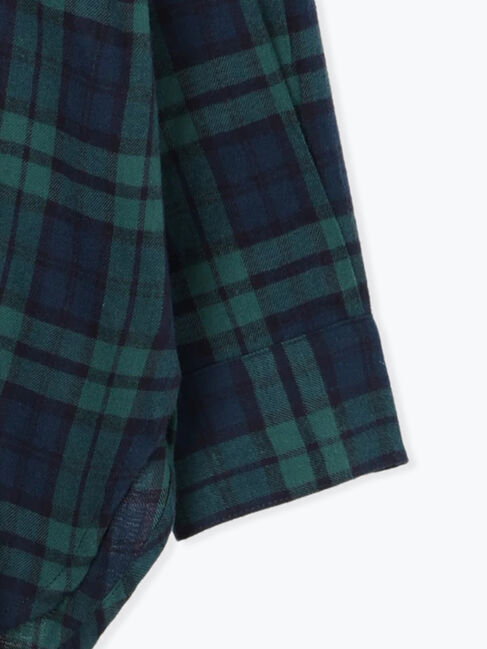 Lugnoncure「アソート起毛バンドカラーチュニック」|シャツ・ブラウス|