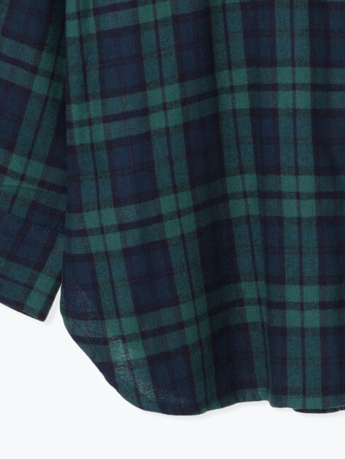 Lugnoncure「アソート起毛バンドカラーチュニック」|シャツ・ブラウス|