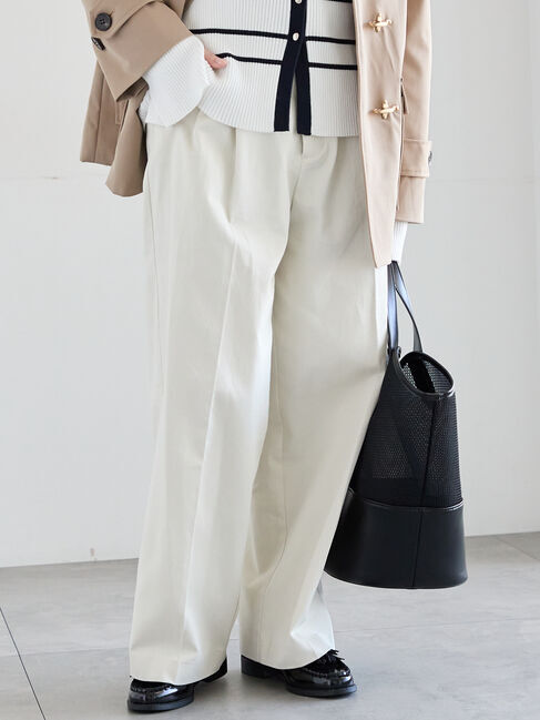 Te chichi「ハイウエストワイドチノパンツ《2026 spring catalog item》」|その他|