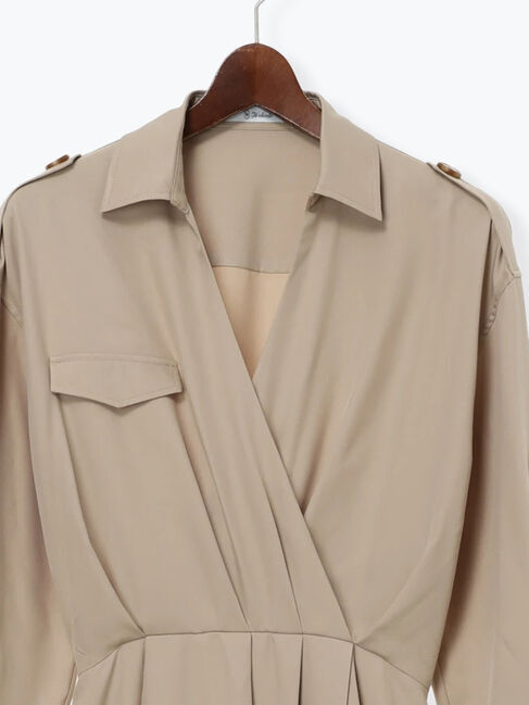 Te chichi「トレンチカシュクールワンピース《2026 spring catalog item》」|ワンピース|