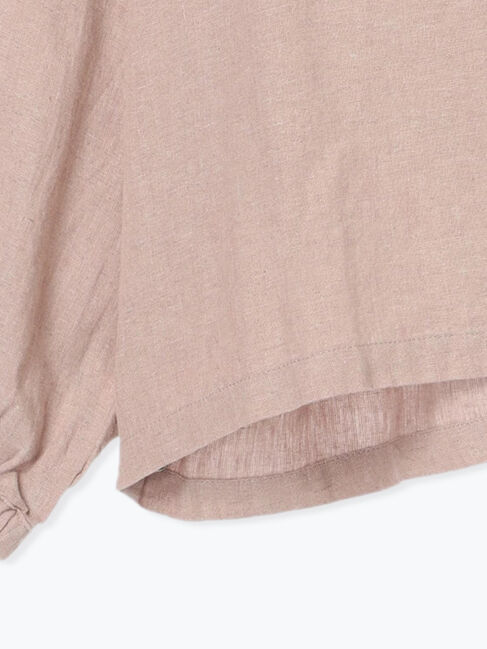 Samansa Mos2「【Slow linen】柄アソートフリルブラウス」|シャツ・ブラウス|