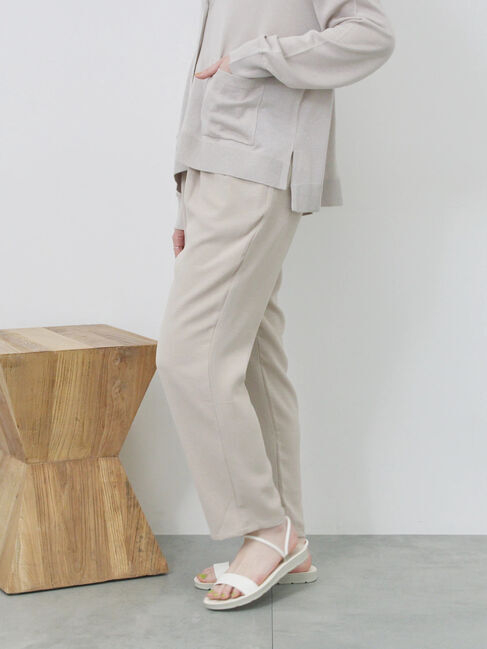 Samansa Mos2 blue「【接触冷感】マルチスタイルイージーパンツ」|その他|