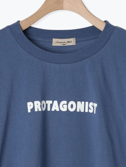 Samansa Mos2「プリントアソートパフスリーブカットソー」|Tシャツ・カットソー|