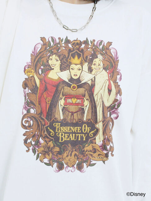 Samansa Mos2 blue「【Disney】ヴィランズ/裏毛スウェット」|Tシャツ・カットソー|