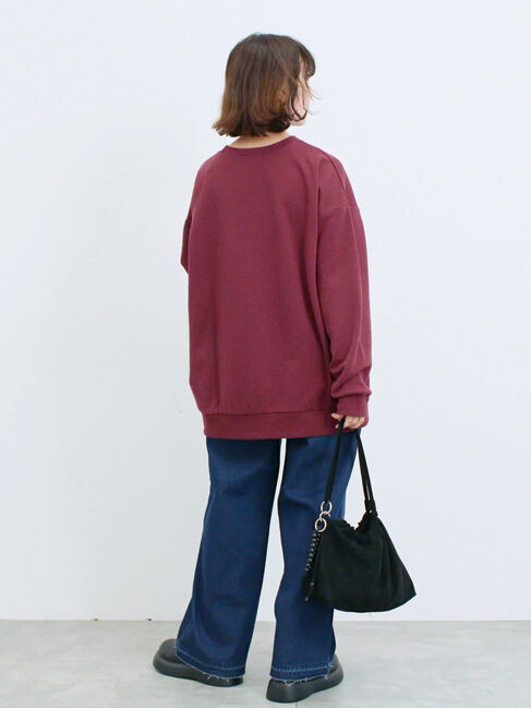 Samansa Mos2 blue「【Disney】ヴィランズ/裏毛スウェット」|Tシャツ・カットソー|