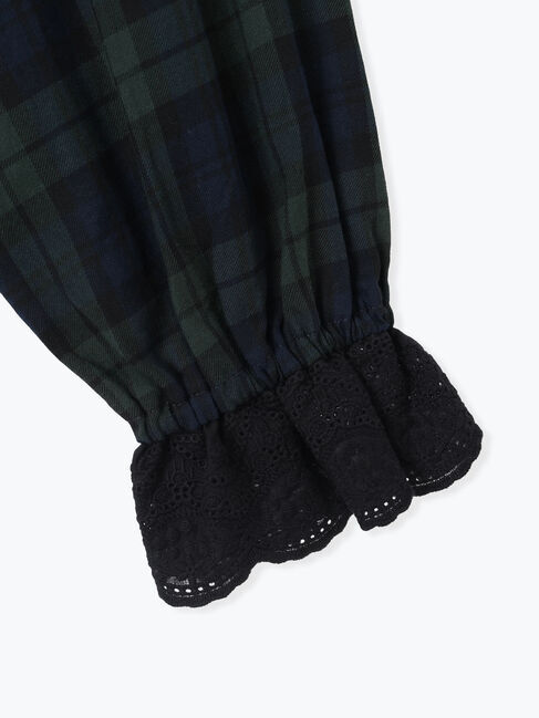 Samansa Mos2「【WEB限定】前後2WAYレース襟ブラウス」|シャツ・ブラウス|