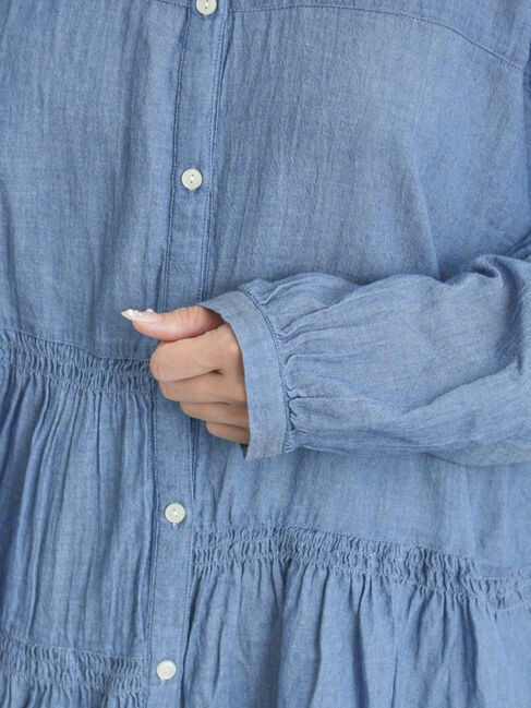 Samansa Mos2「2WAYシアーティアードチュニック」|シャツ・ブラウス|