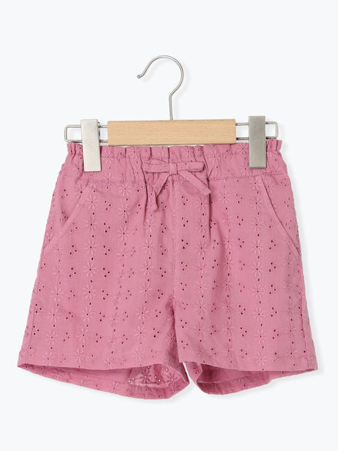 Samansa Mos2 Lagom「フラワー刺繍ショートパンツ(セットアップ可)」|その他|パープル