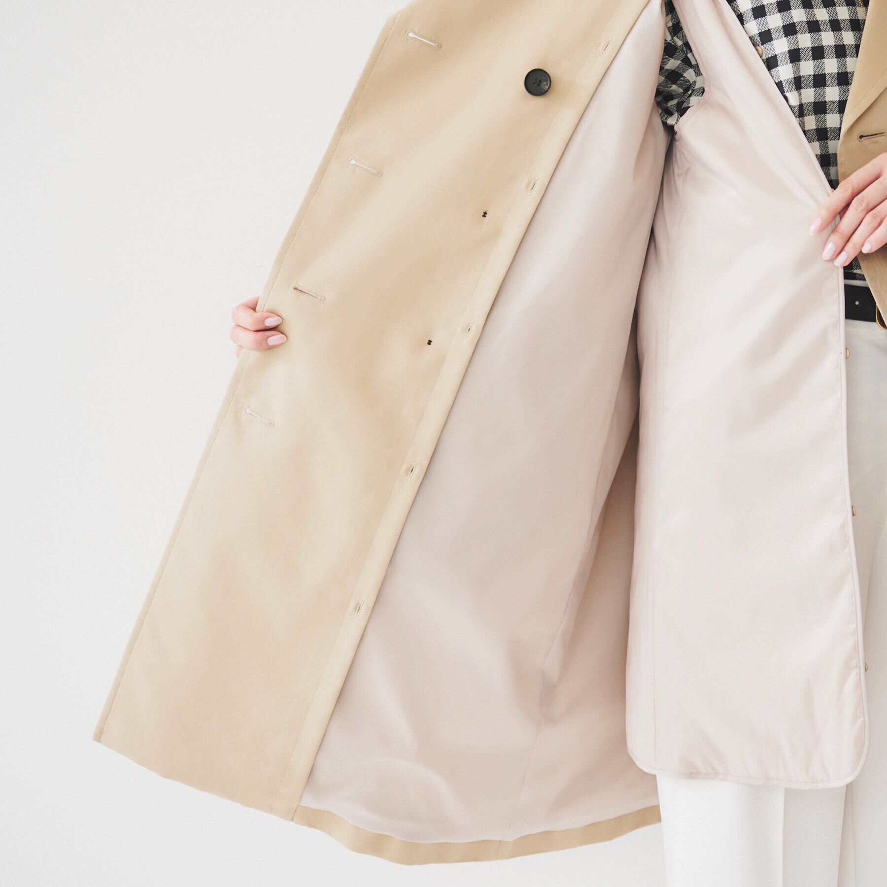 UNTITLED「【オフィス/ハレの日】ライナー付きトレンチコート」|トレンチコート|