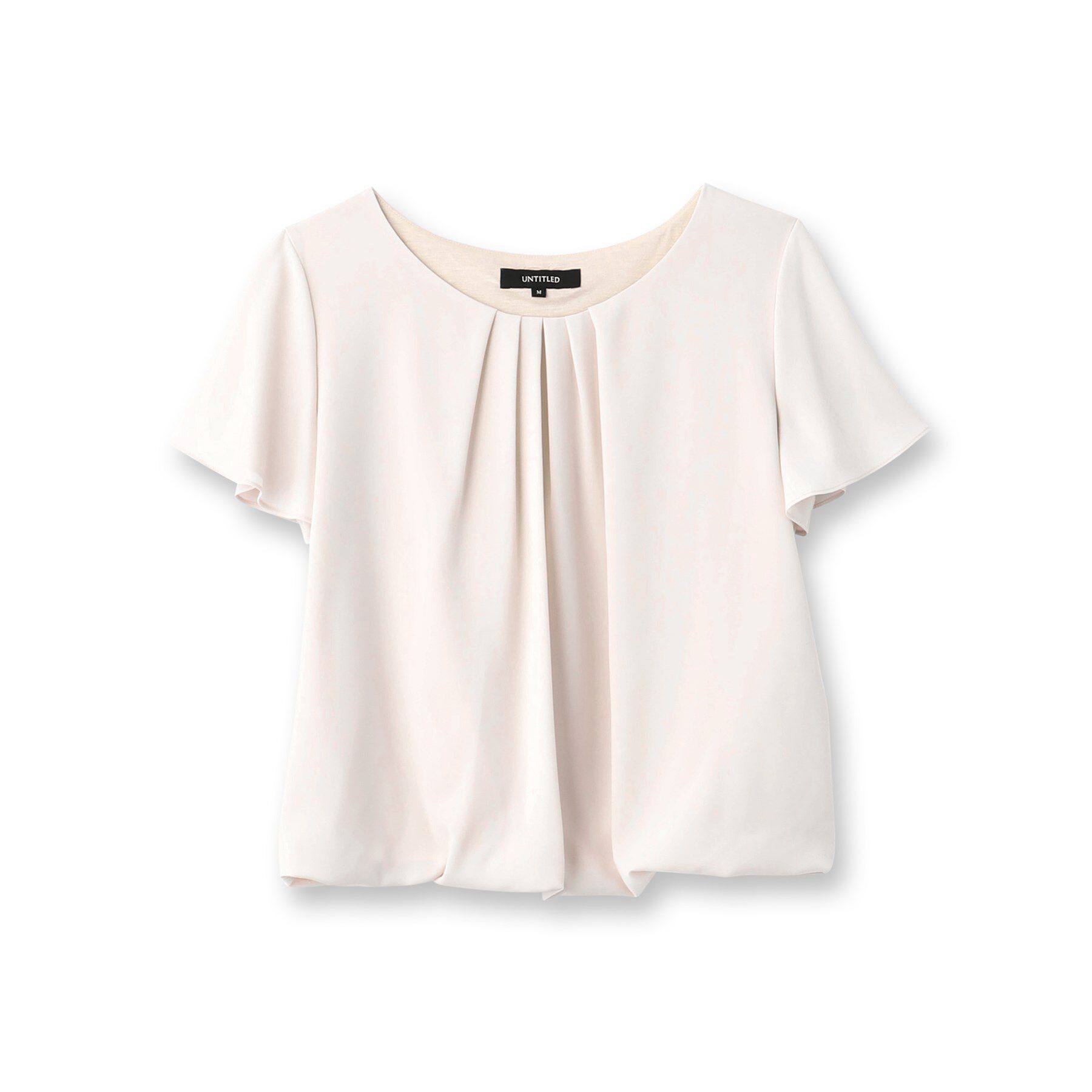 UNTITLED「【通勤/二の腕カバー】タックデザインブラウス」|シャツ・ブラウス|