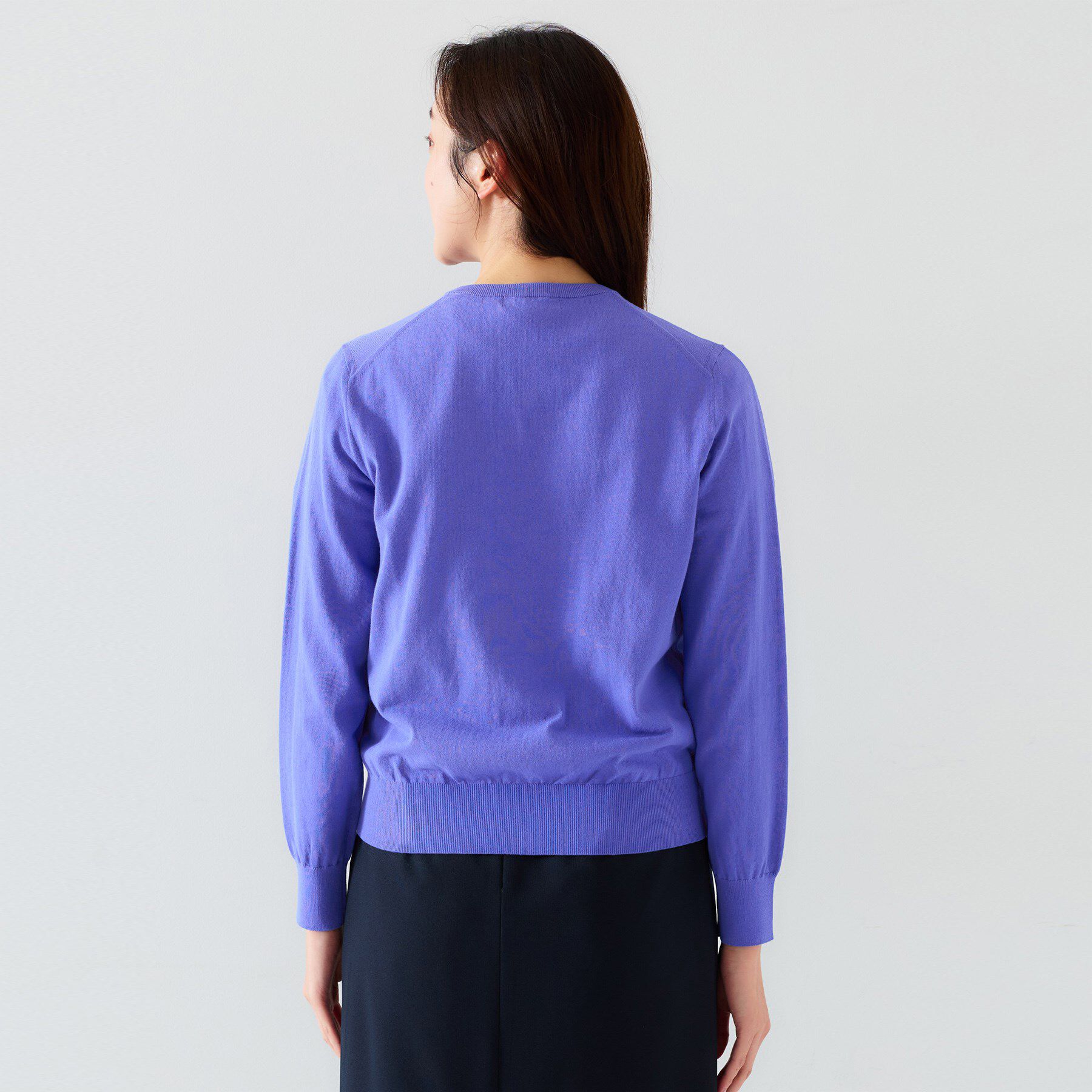 UNTITLED「【11色展開/コットン100/アンサンブル可能】クルーカーディガン」|カーディガン|