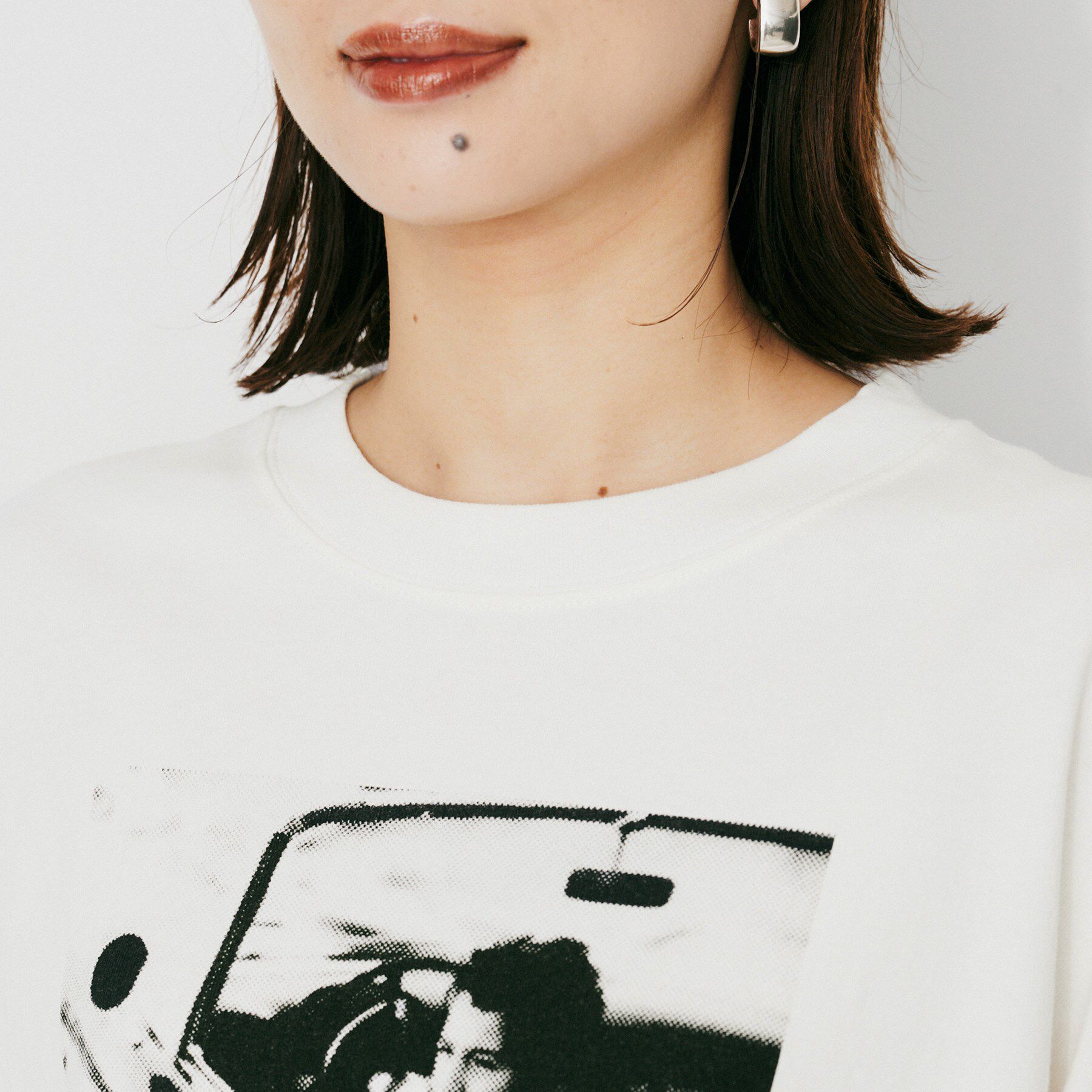 UNTITLED「【PARROTT CANVAS】フォトメッセージL／Sティーシャツ」|Tシャツ・カットソー|