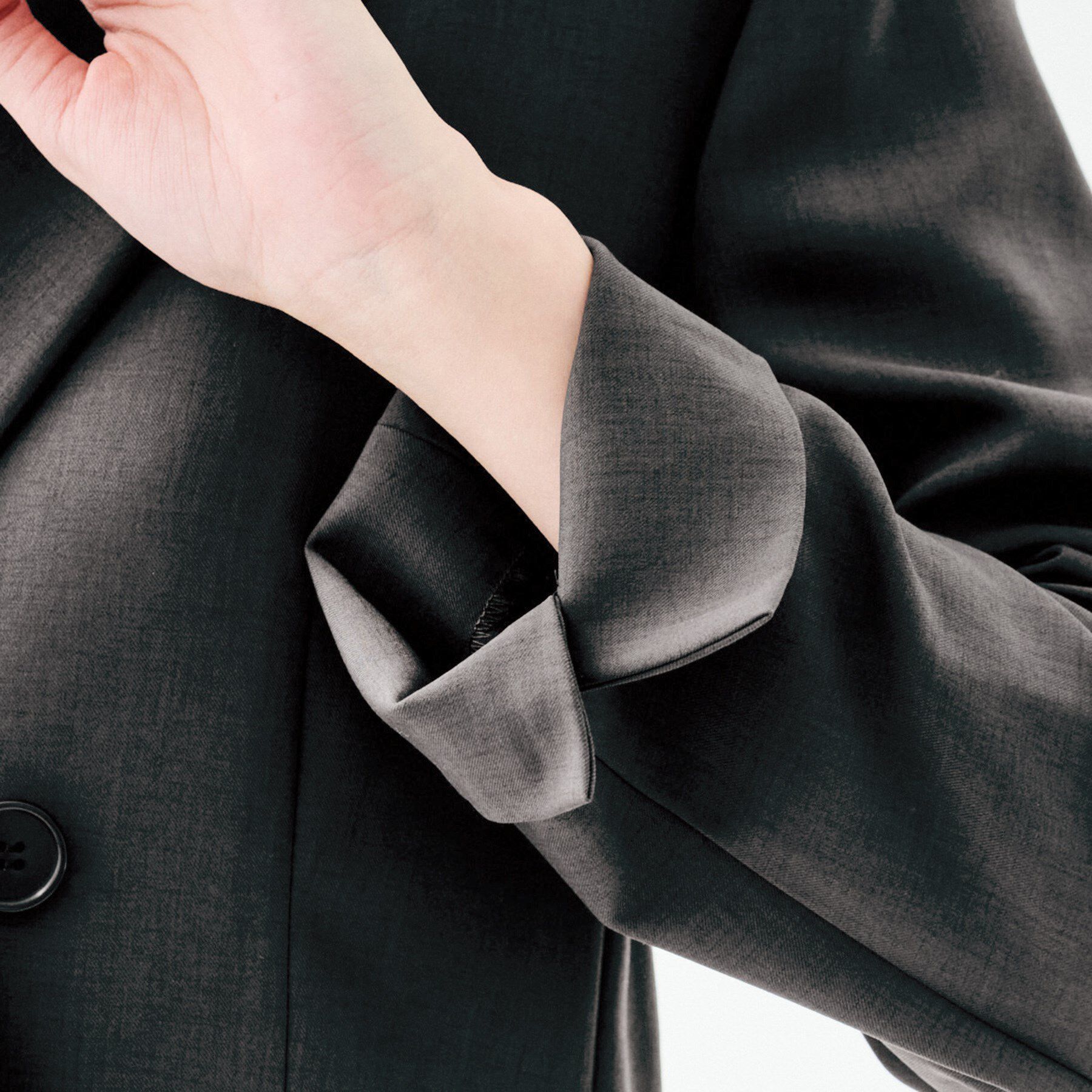 UNTITLED「【接触冷感/UVカット/洗える】エアリー ダブルブレストジャケット」|テーラードジャケット|