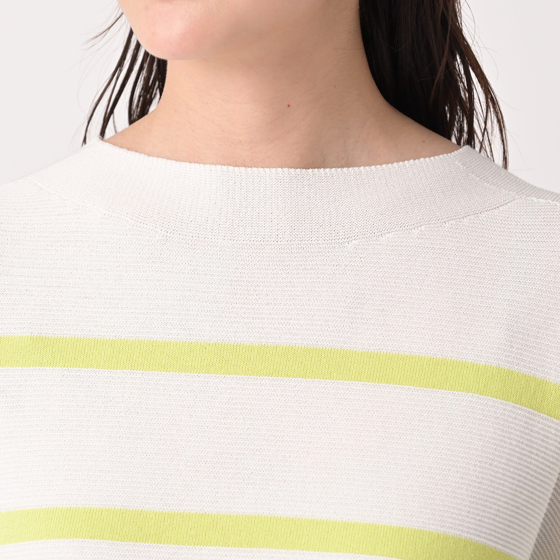 UNTITLED「【ゆったり/洗える】クロップドニットプルオーバー」|ニット・セーター|