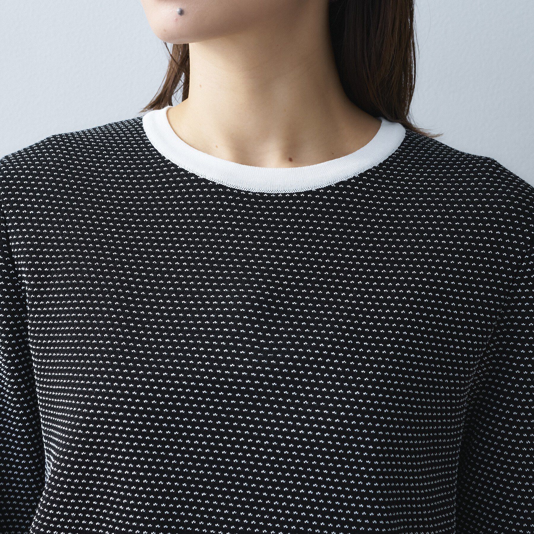 UNTITLED「配色ハイゲージニットトップス」|ニット・セーター|