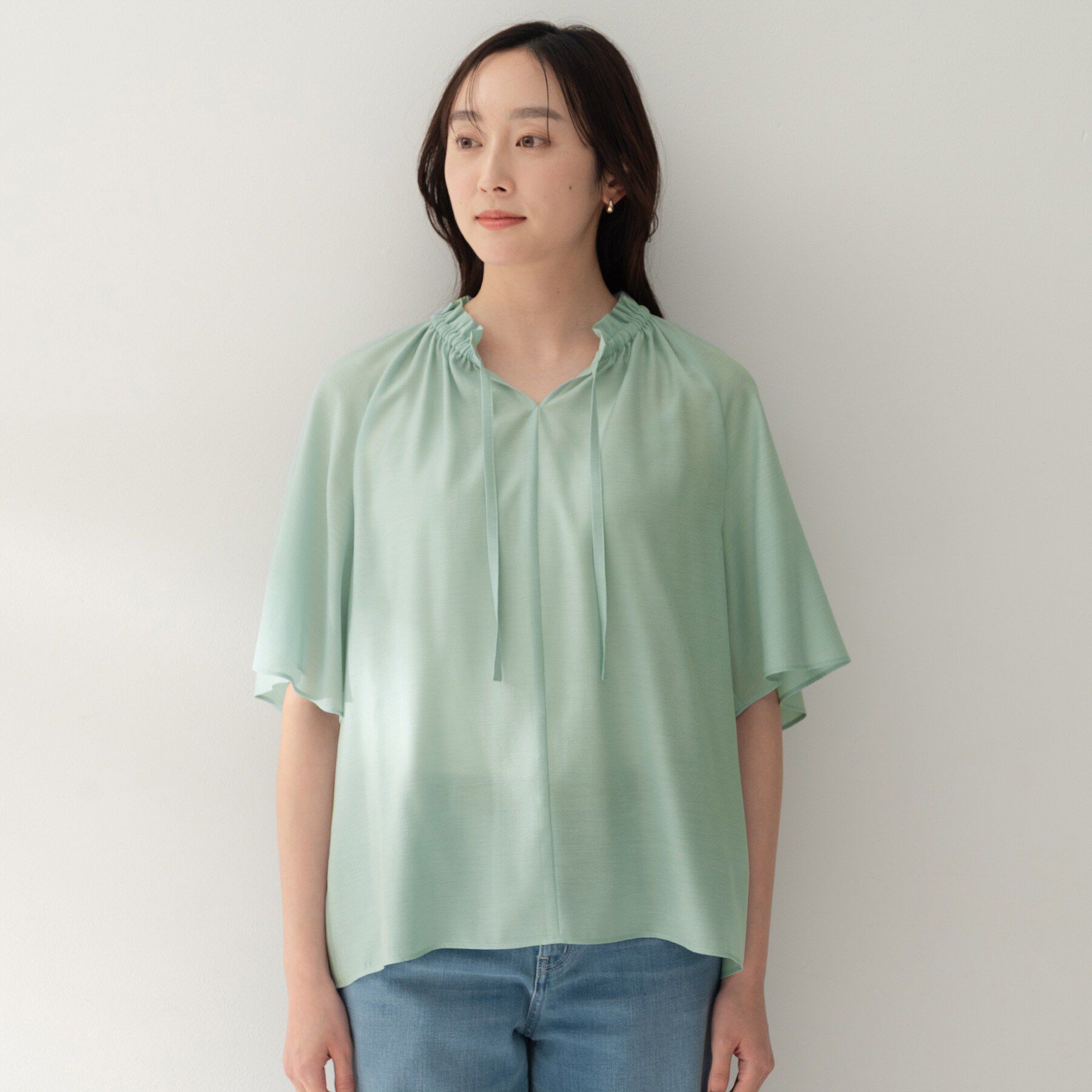 UNTITLED「シルキーシフォンブラウス」|シャツ・ブラウス|