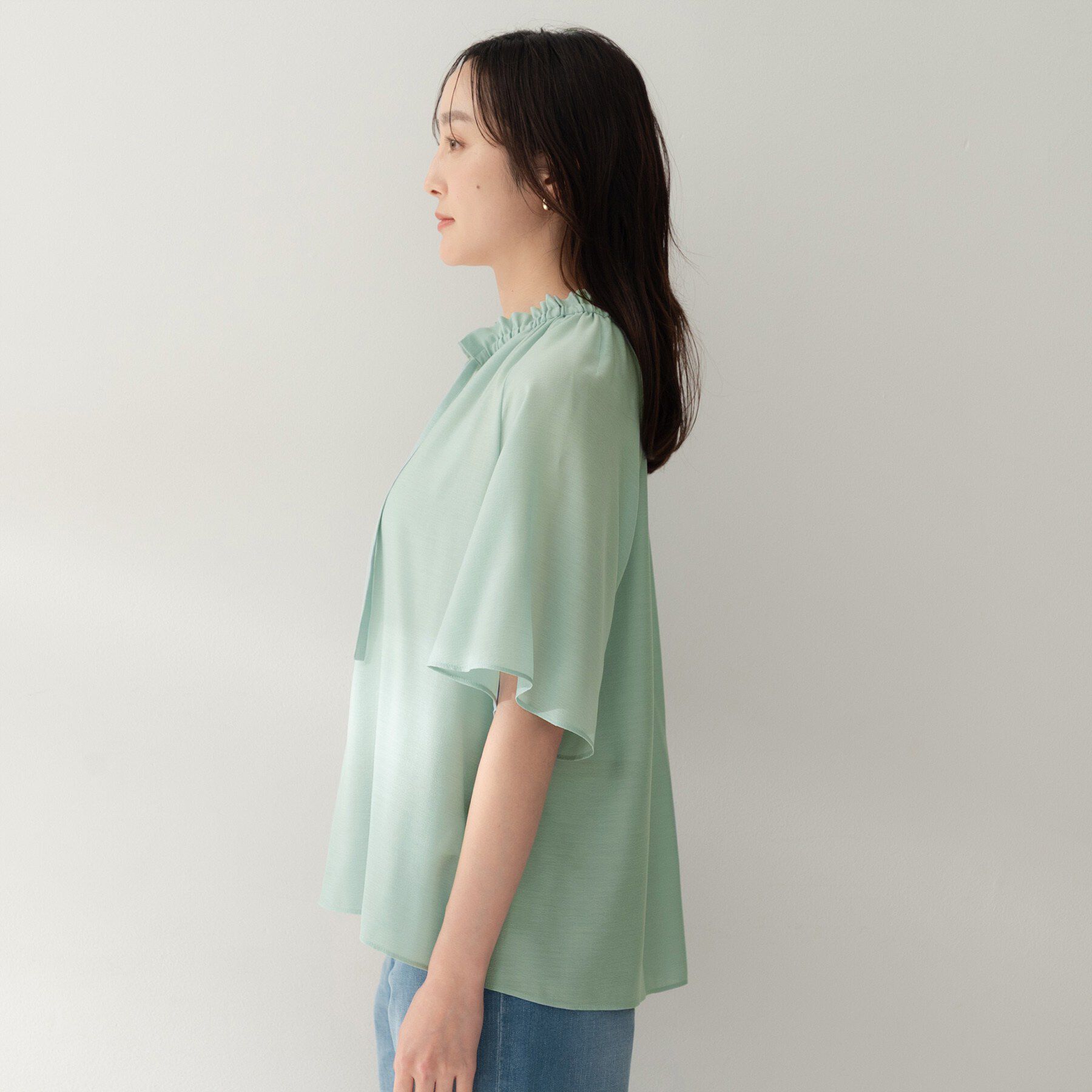 UNTITLED「シルキーシフォンブラウス」|シャツ・ブラウス|