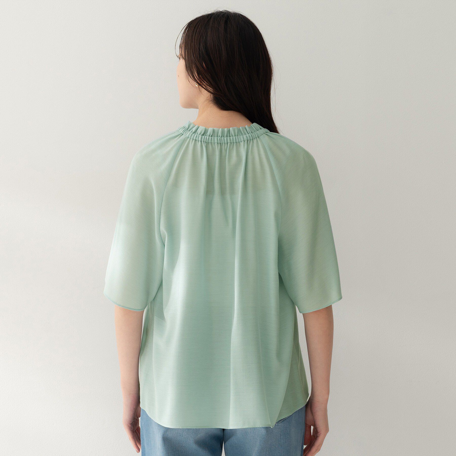 UNTITLED「シルキーシフォンブラウス」|シャツ・ブラウス|