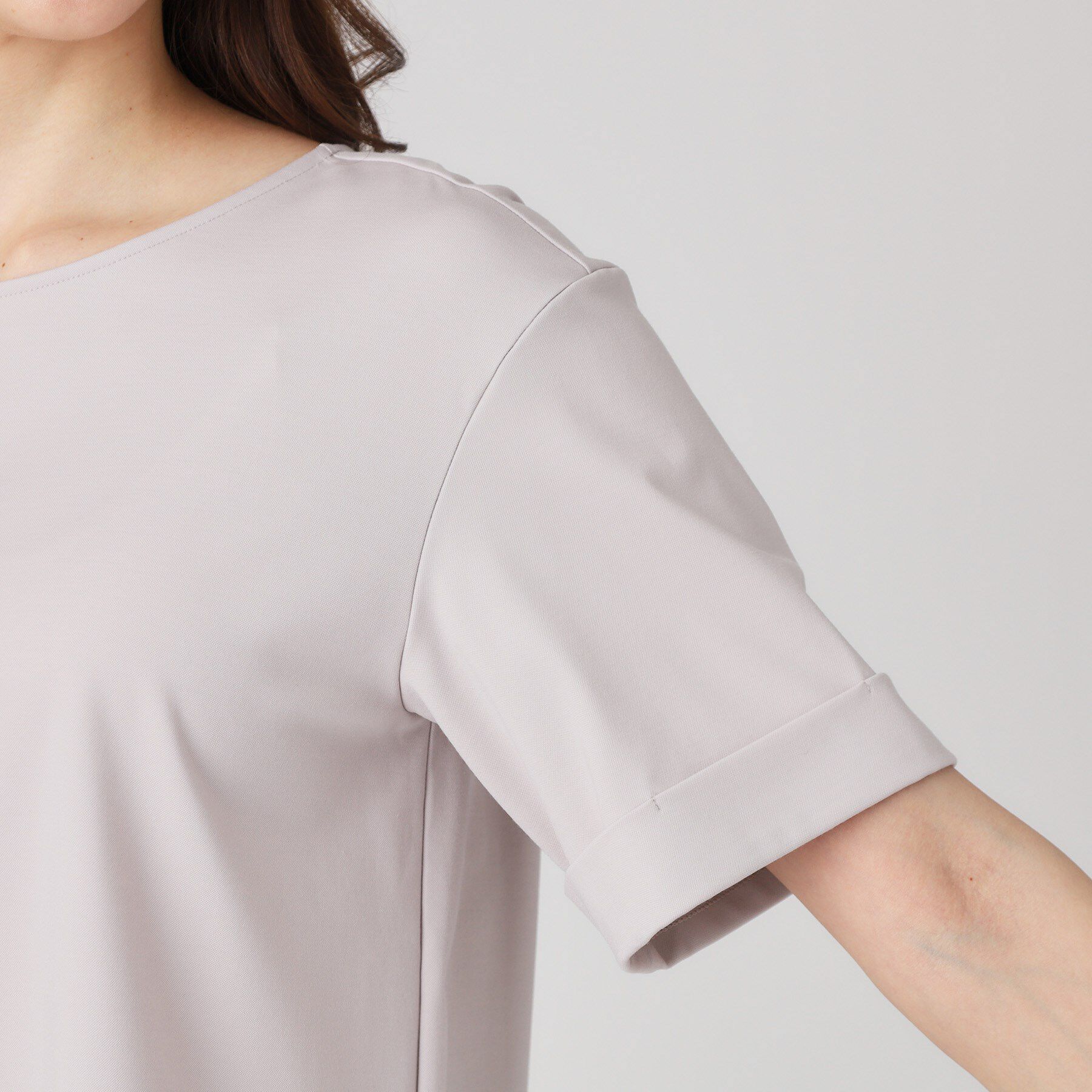 COUP DE CHANCE「【手洗い可】袖デザインのプルオーバー」|Tシャツ・カットソー|