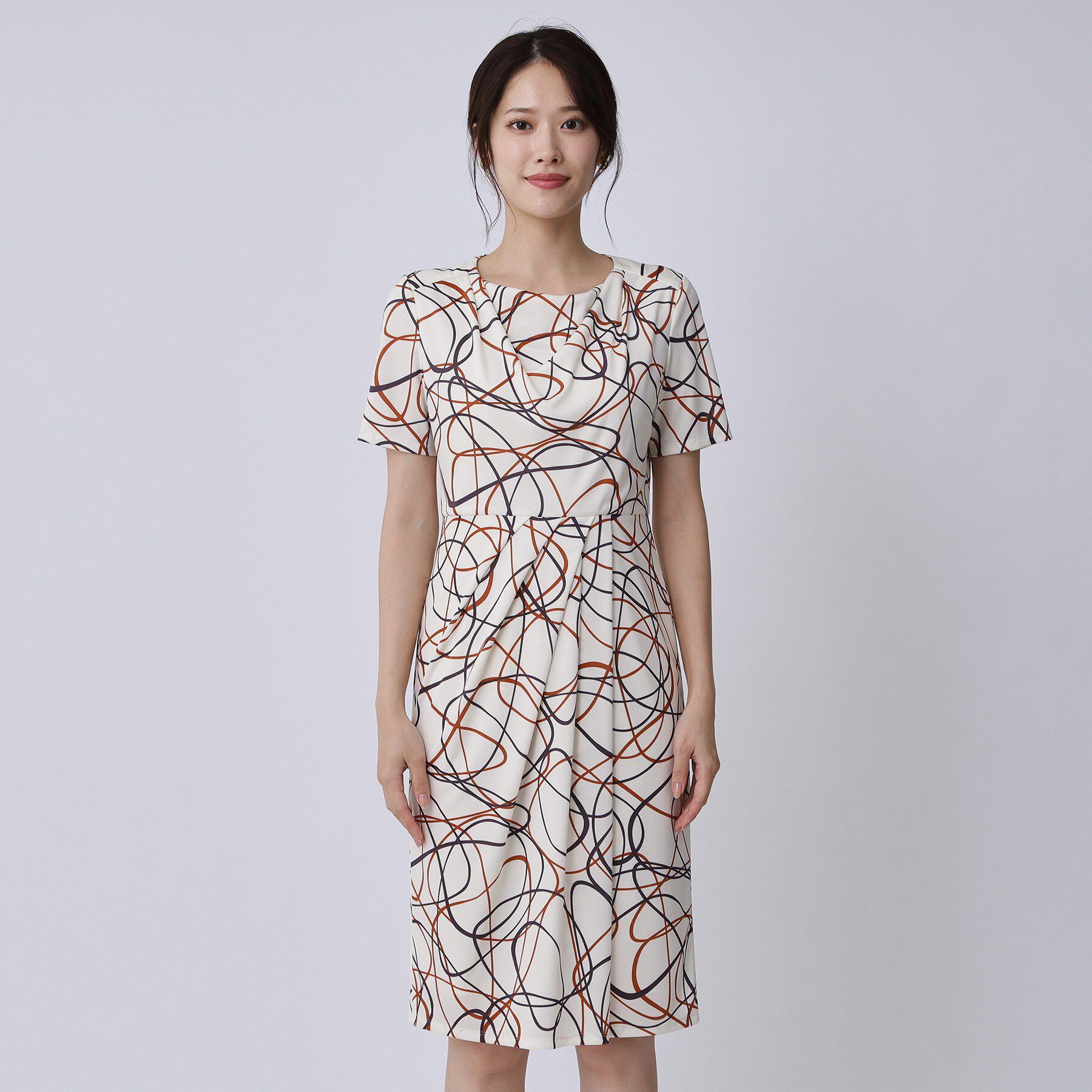 COUP DE CHANCE「【手洗い可／日本製】ジャージ素材タイトワンピース」|ワンピース|