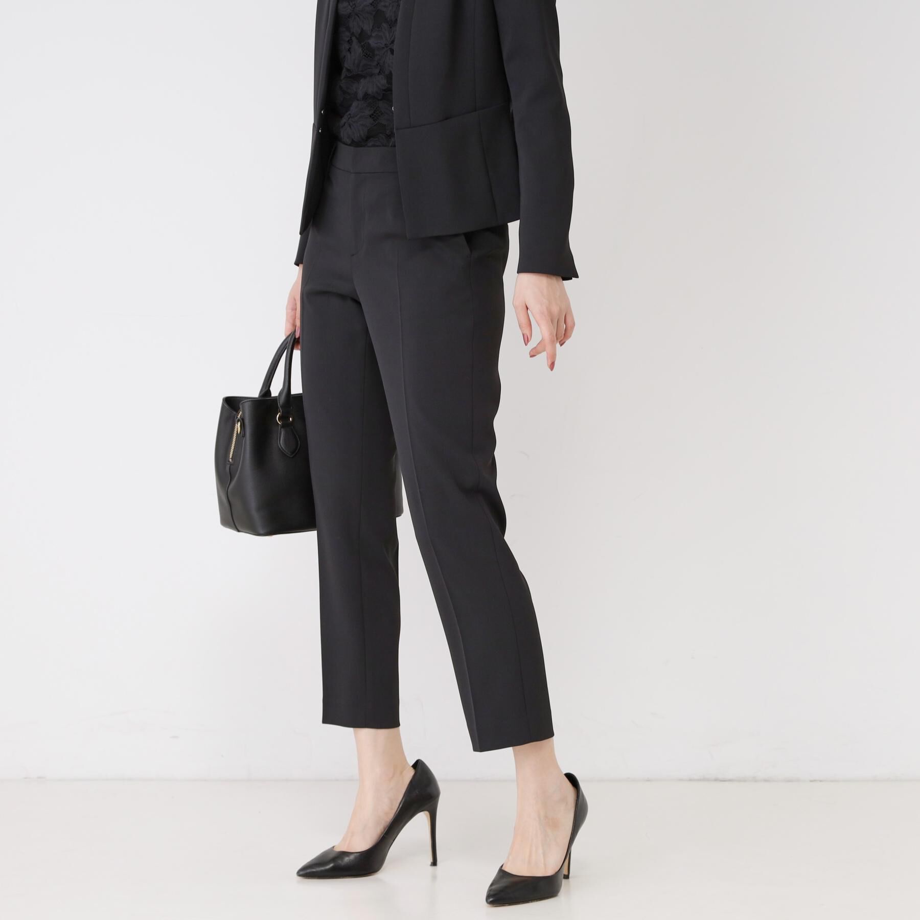 COUP DE CHANCE「【手洗い可／日本製／スーツ可】センタープレステーパードパンツ」|その他|