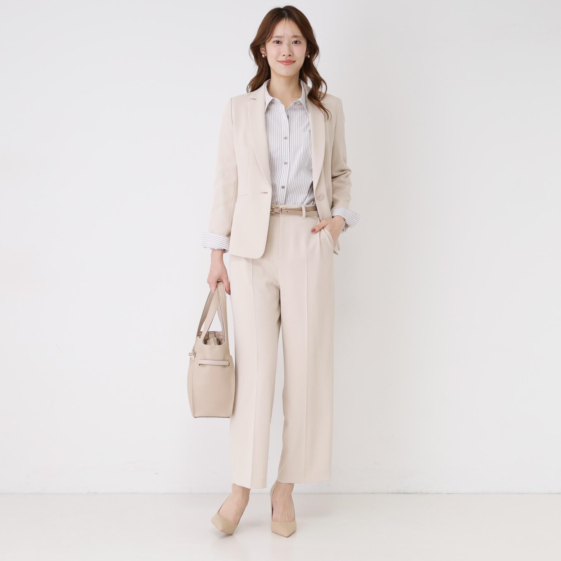 COUP DE CHANCE「【手洗い可／日本製／スーツ可】センタープレスストレートワイドパンツ」|その他|