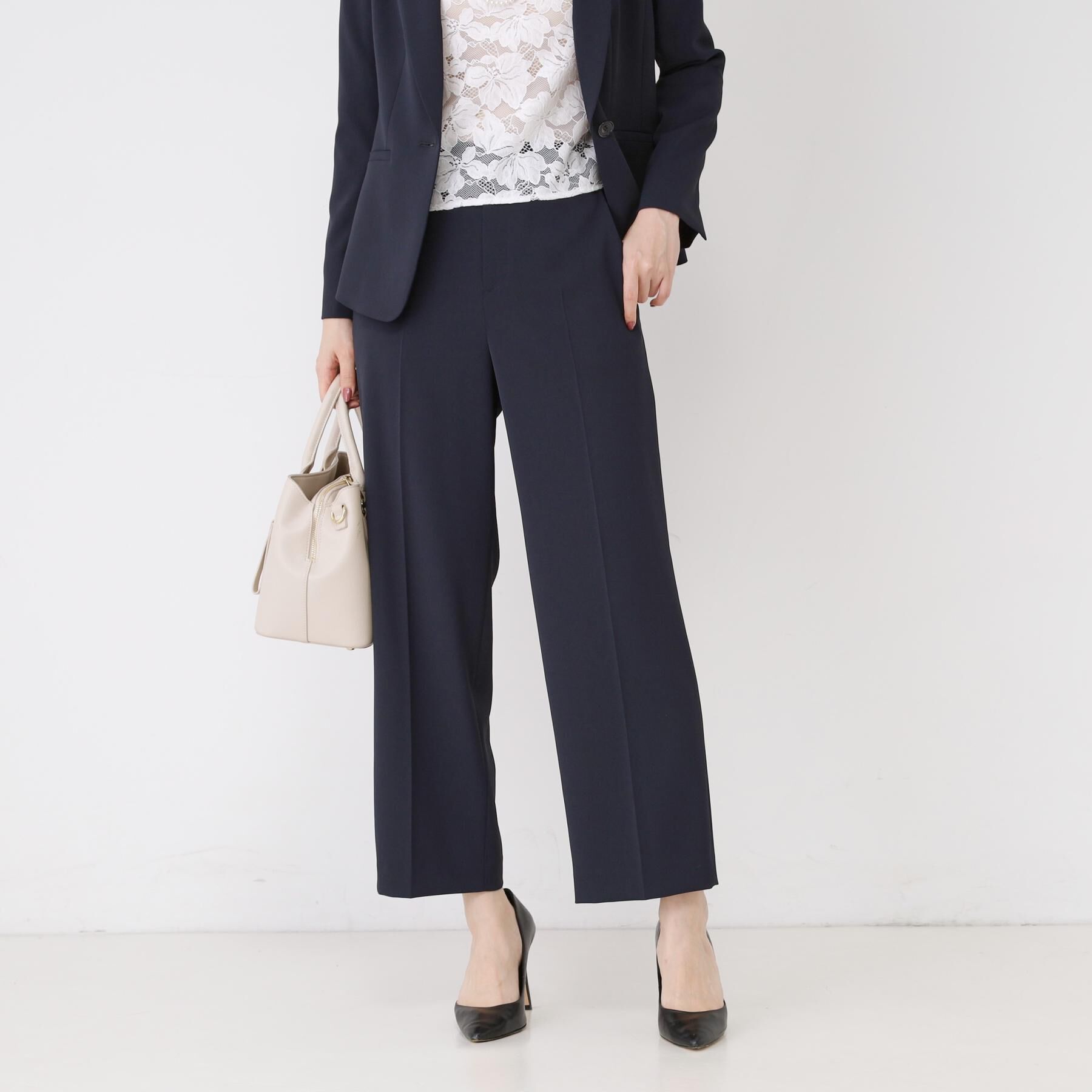 COUP DE CHANCE「【手洗い可／日本製／スーツ可】センタープレスストレートワイドパンツ」|その他|