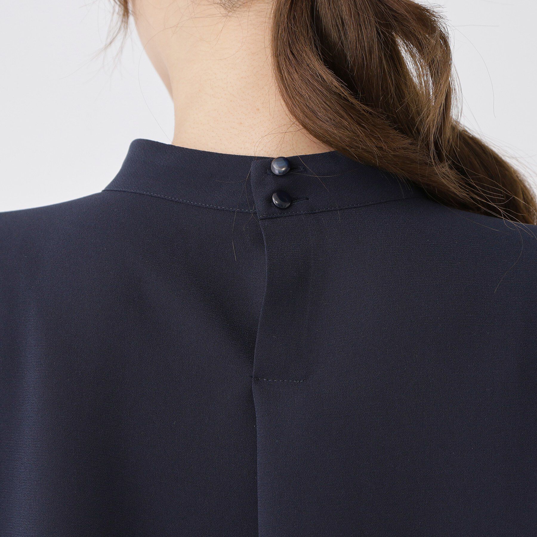 COUP DE CHANCE「【手洗い可/日本製/通勤】ネックデザインブラウス」|シャツ・ブラウス|