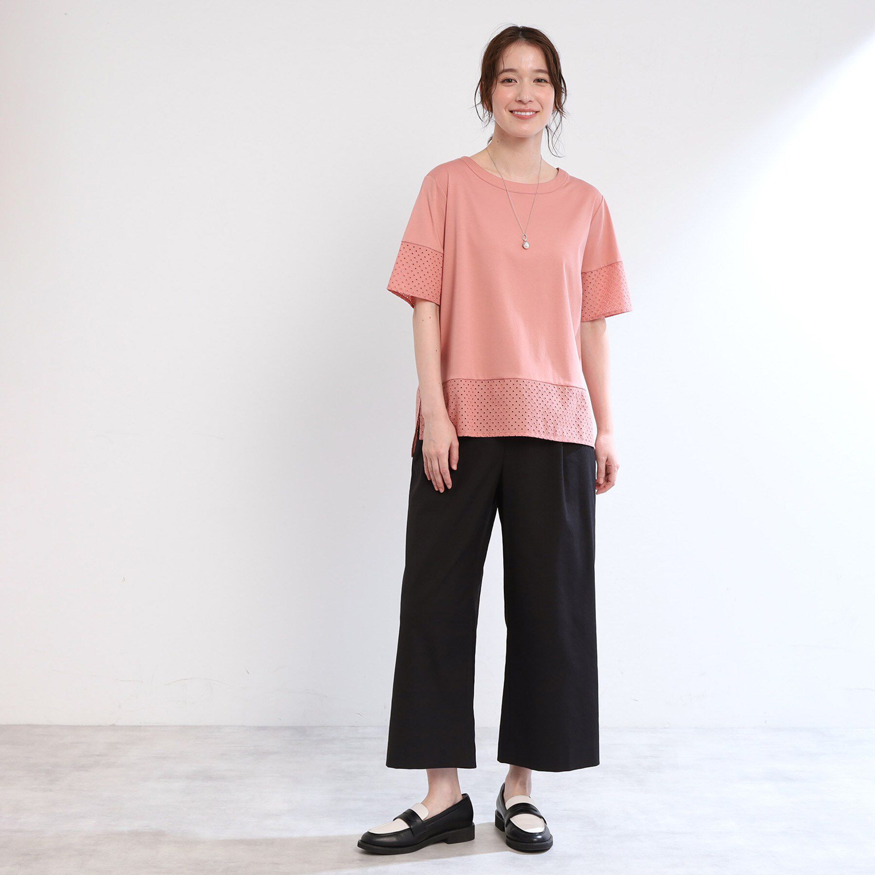 Reflect「【E‐QUALITY／手洗い可】ワイドクロップドパンツ」|その他|