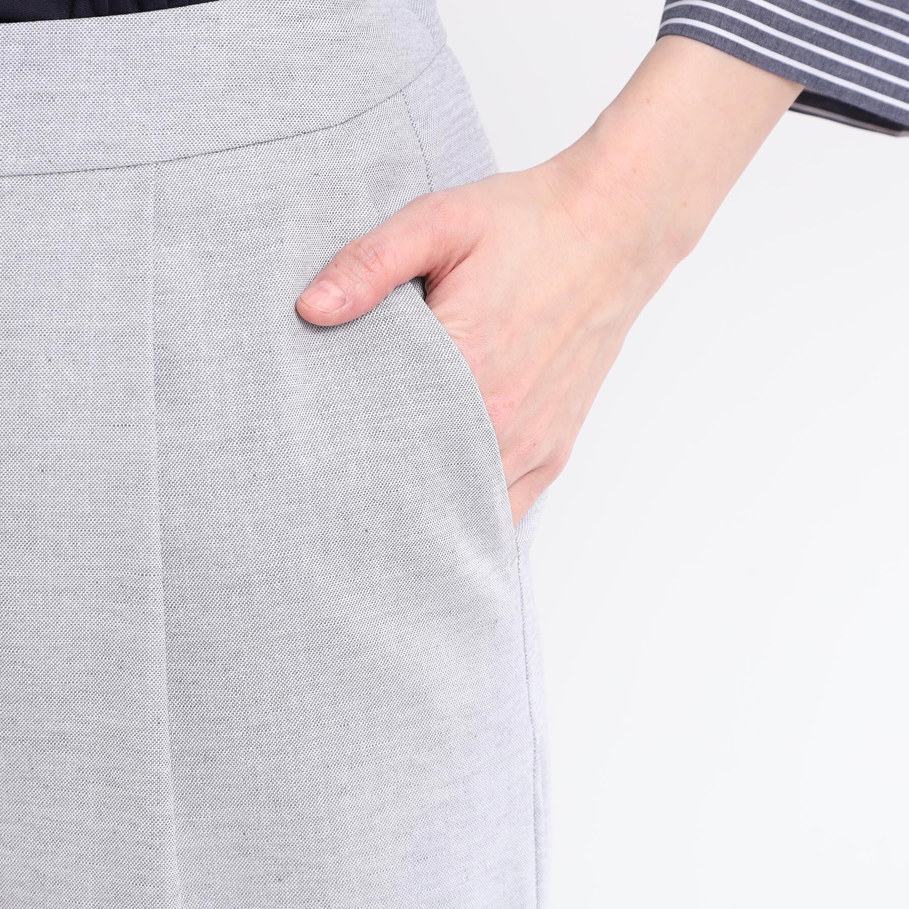 Reflect「【E‐QUALITY／手洗い可】ワイドクロップドパンツ」|その他|