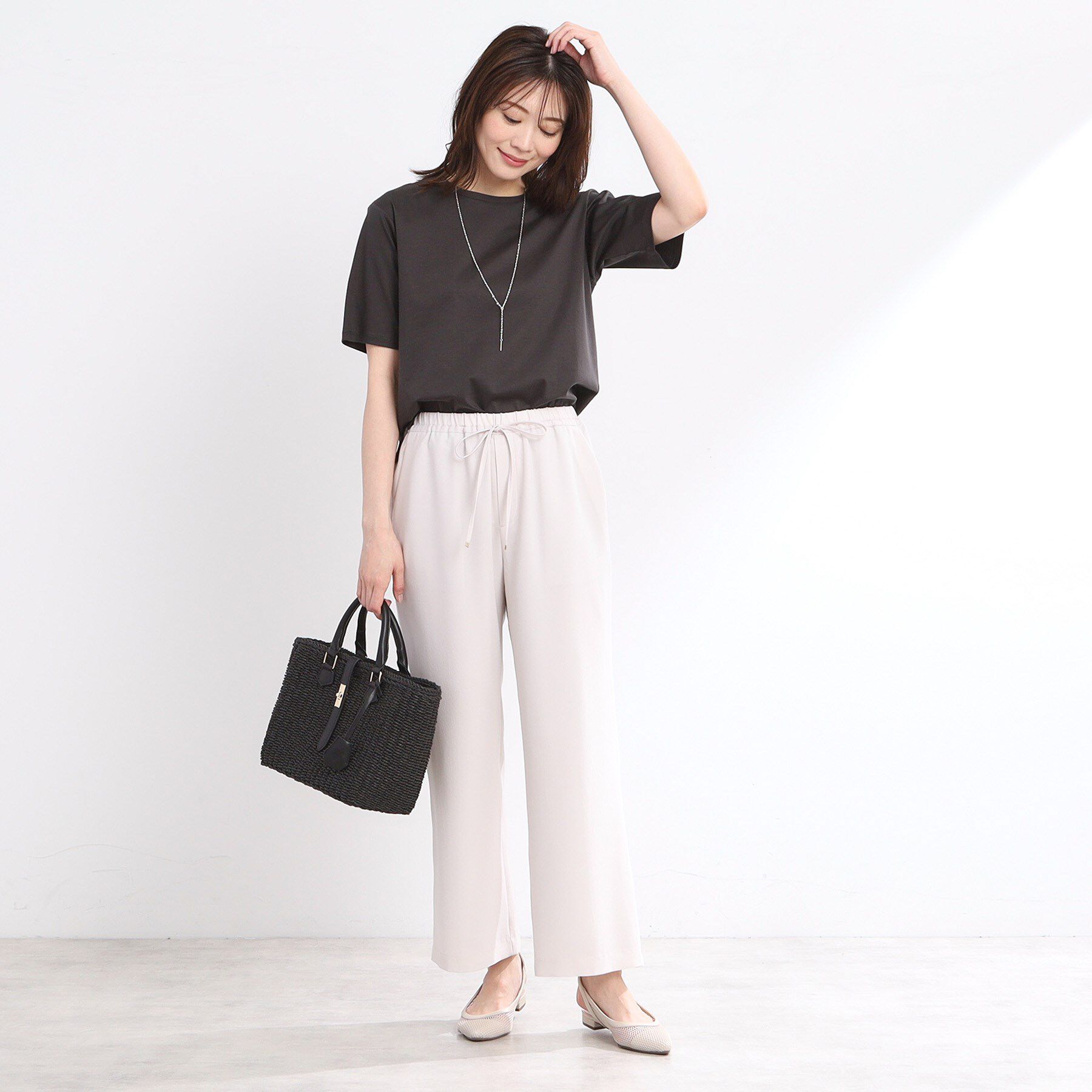 Reflect「【夏SALE／UVカット／接触冷感／マシンウォッシュ可能】ベーシックジャージTシャツ」|Tシャツ・カットソー|