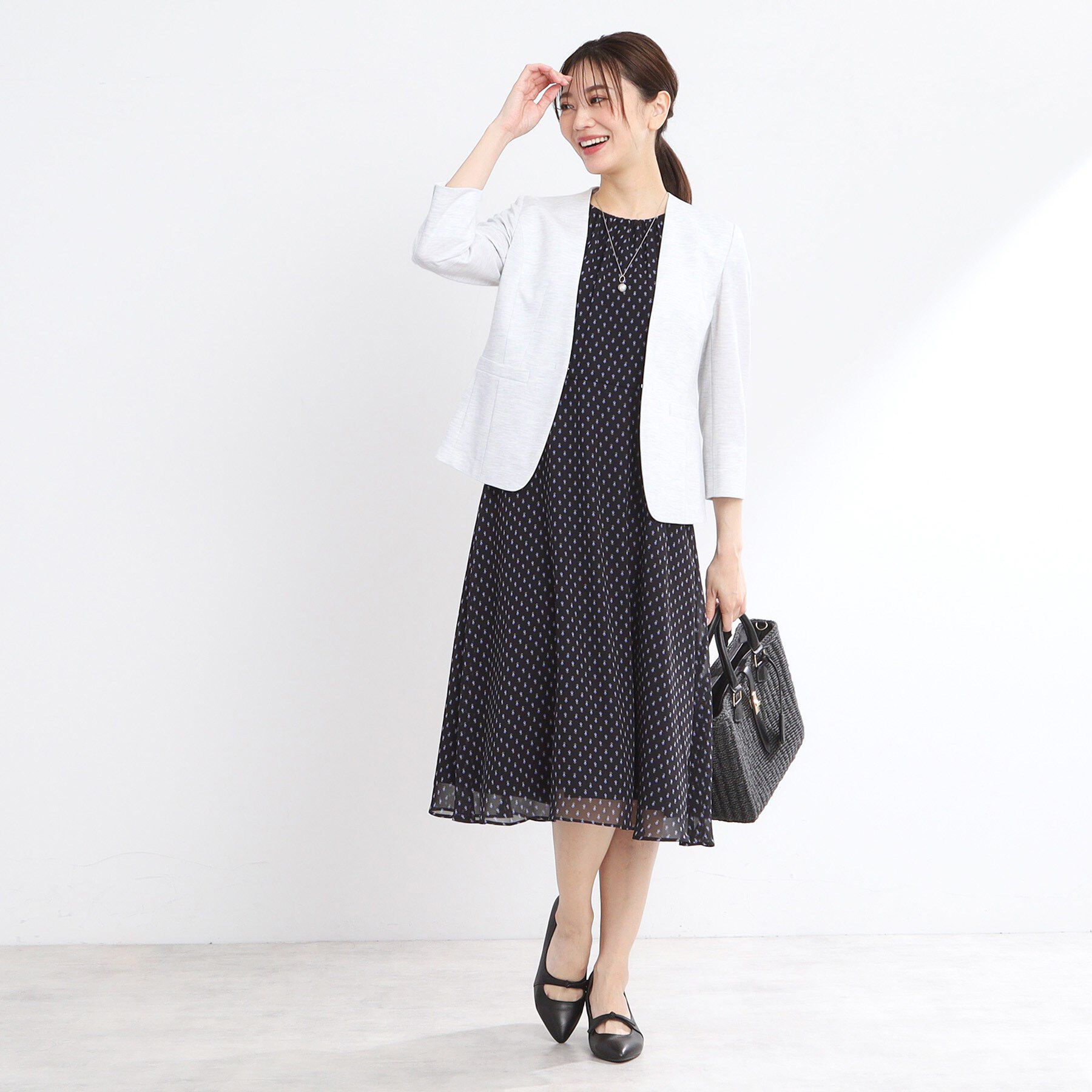 Reflect「【匠シリーズ／洗える】匠ジャケット／ノーカラー」|ノーカラージャケット|