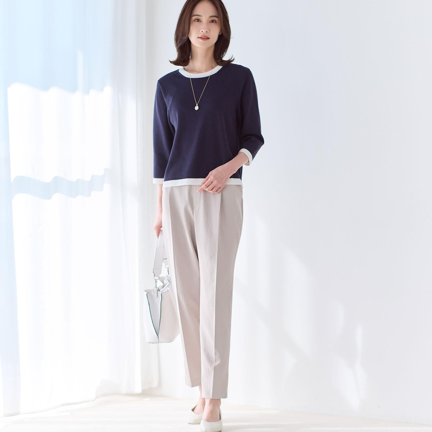 Reflect「【マシンウォッシュ可】センタープレスリラクシーイージーパンツ」|その他|