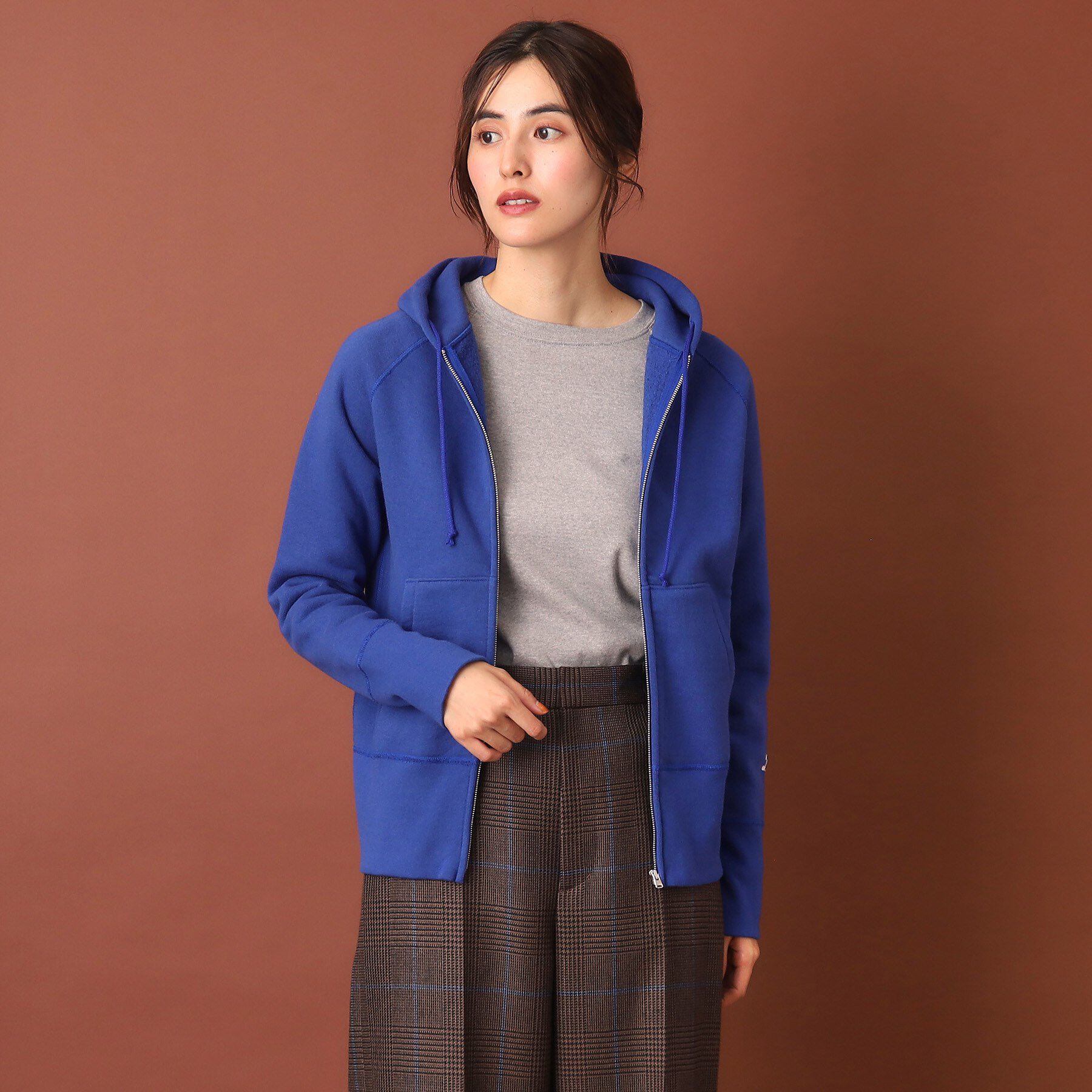 DRESSTERIOR「デキシー吊裏毛ジップアップパーカ」|パーカー|