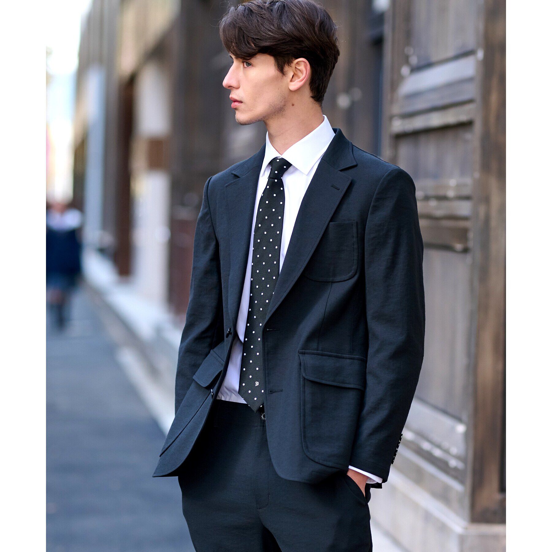 DRESSTERIOR「【洗える/セットアップ可】シェルタリングドライ ジャケット」|テーラードジャケット|