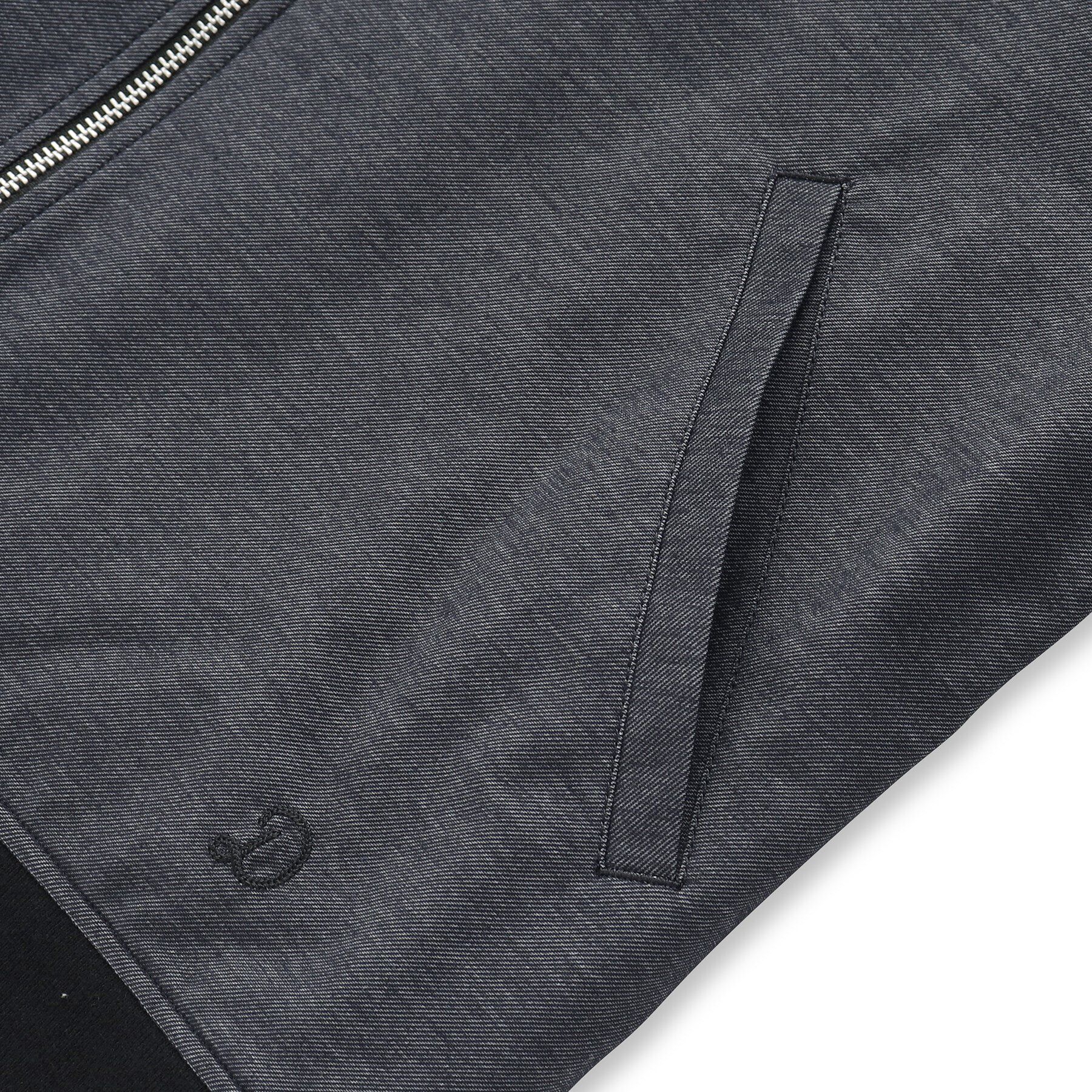 DRESSTERIOR「ALBINI デニムジャージMA－1」|ブルゾン・スタジャン|