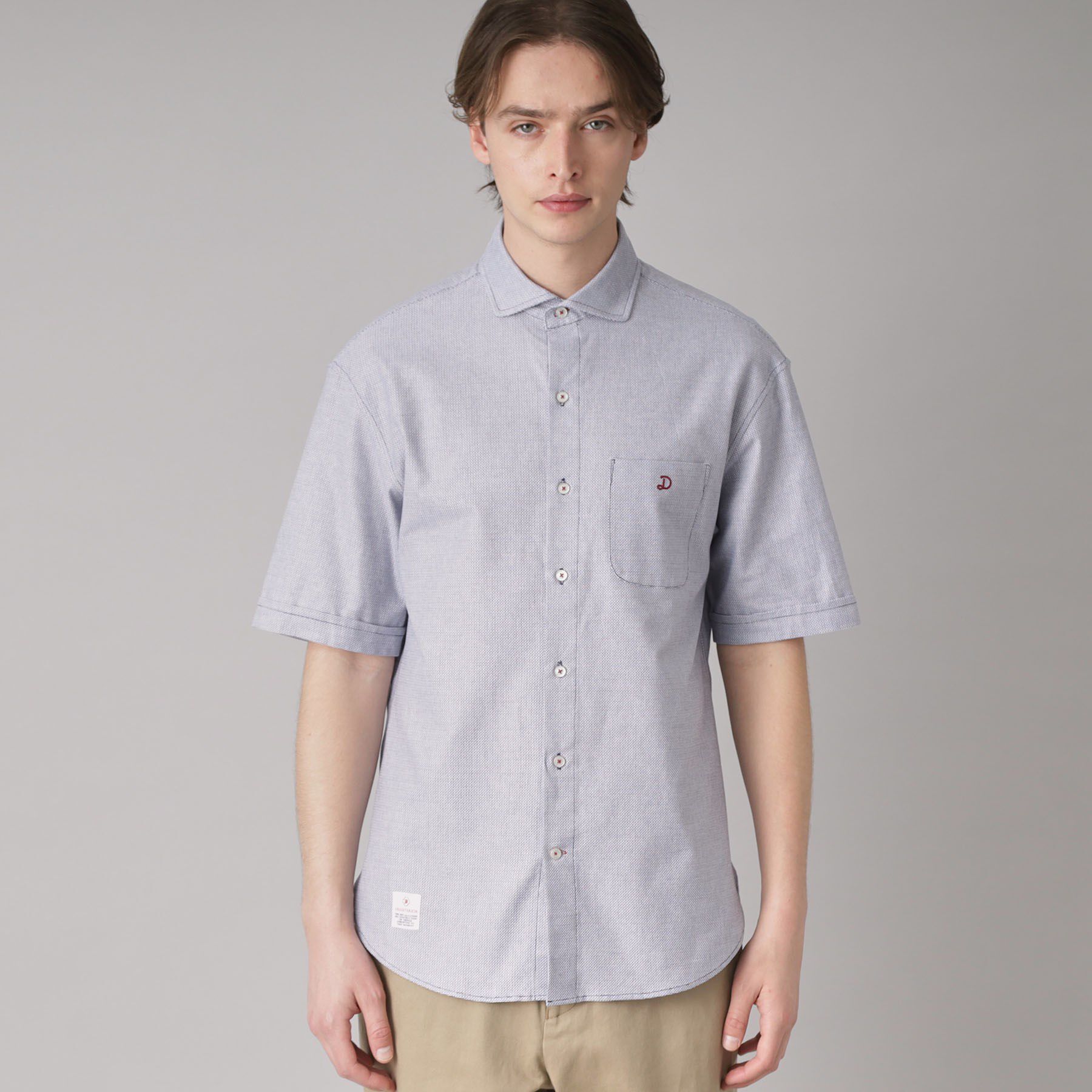 DRESSTERIOR「メッシュエアー ハーフスリーブシャツ」|シャツ・ブラウス|