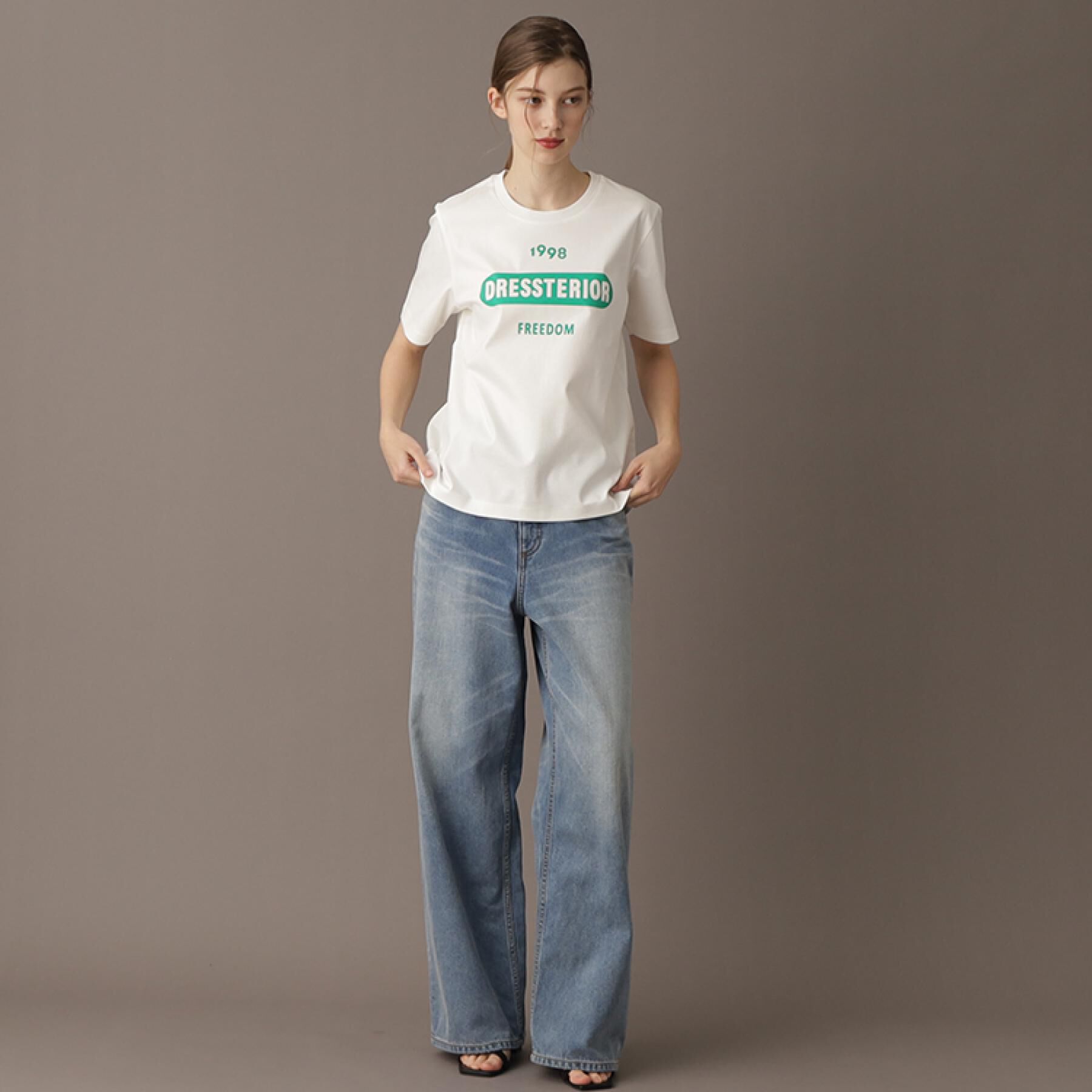 DRESSTERIOR「【接触冷感/抗菌防臭/消臭】ルクア・EC限定アニバーサリーTシャツ」|Tシャツ・カットソー|