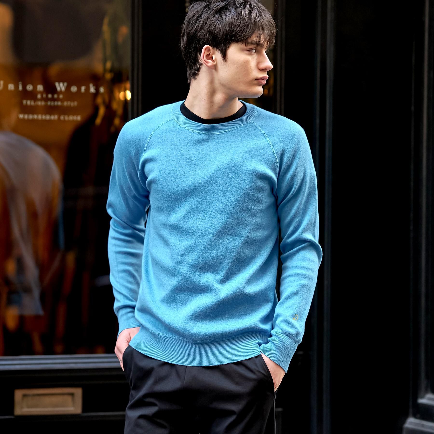 DRESSTERIOR「ウォッシャブル コットンカシミヤスムースニット」|ニット・セーター|