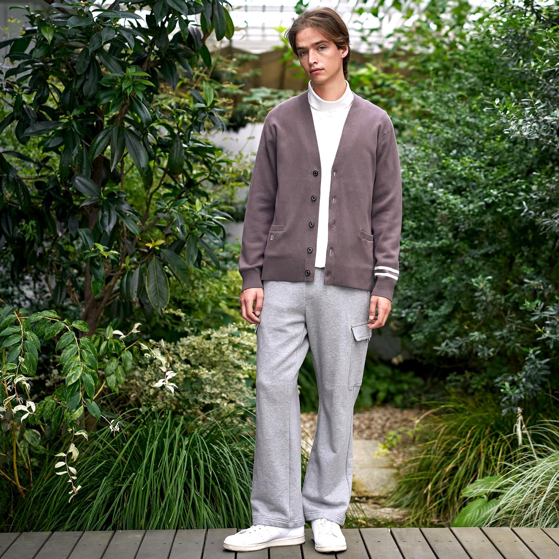 DRESSTERIOR「ウォッシャブル コットンカシミヤスムースカーディガン」|カーディガン|