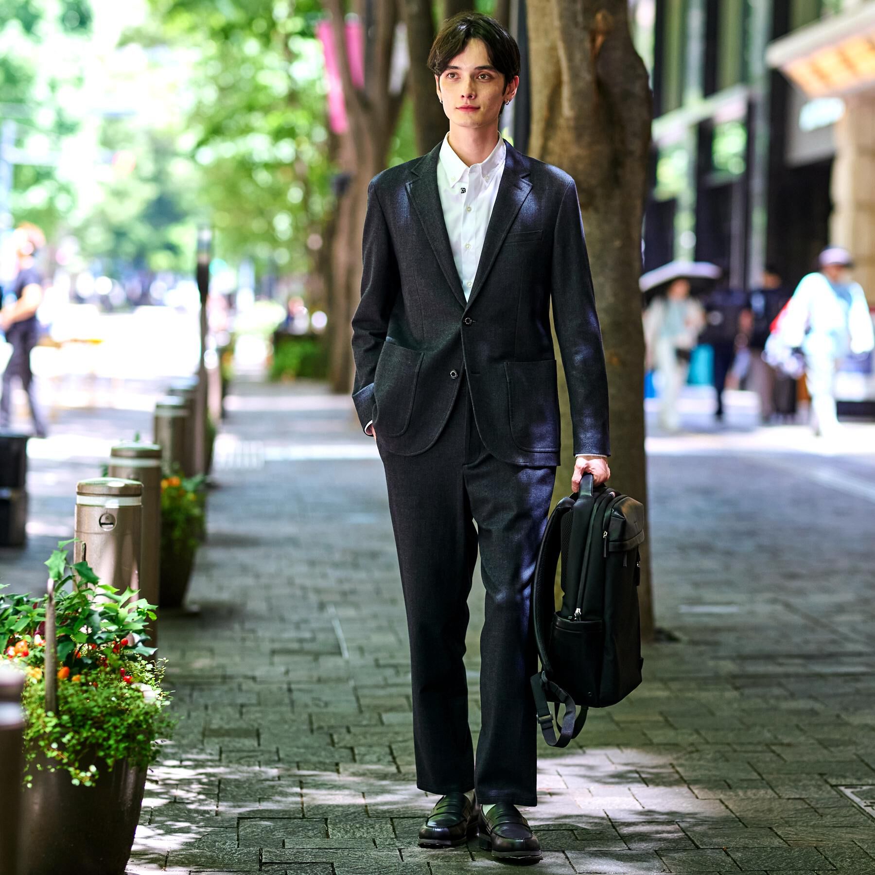 DRESSTERIOR「【セットアップ可】ストレッチソフトタッチ ジャケット」|テーラードジャケット|