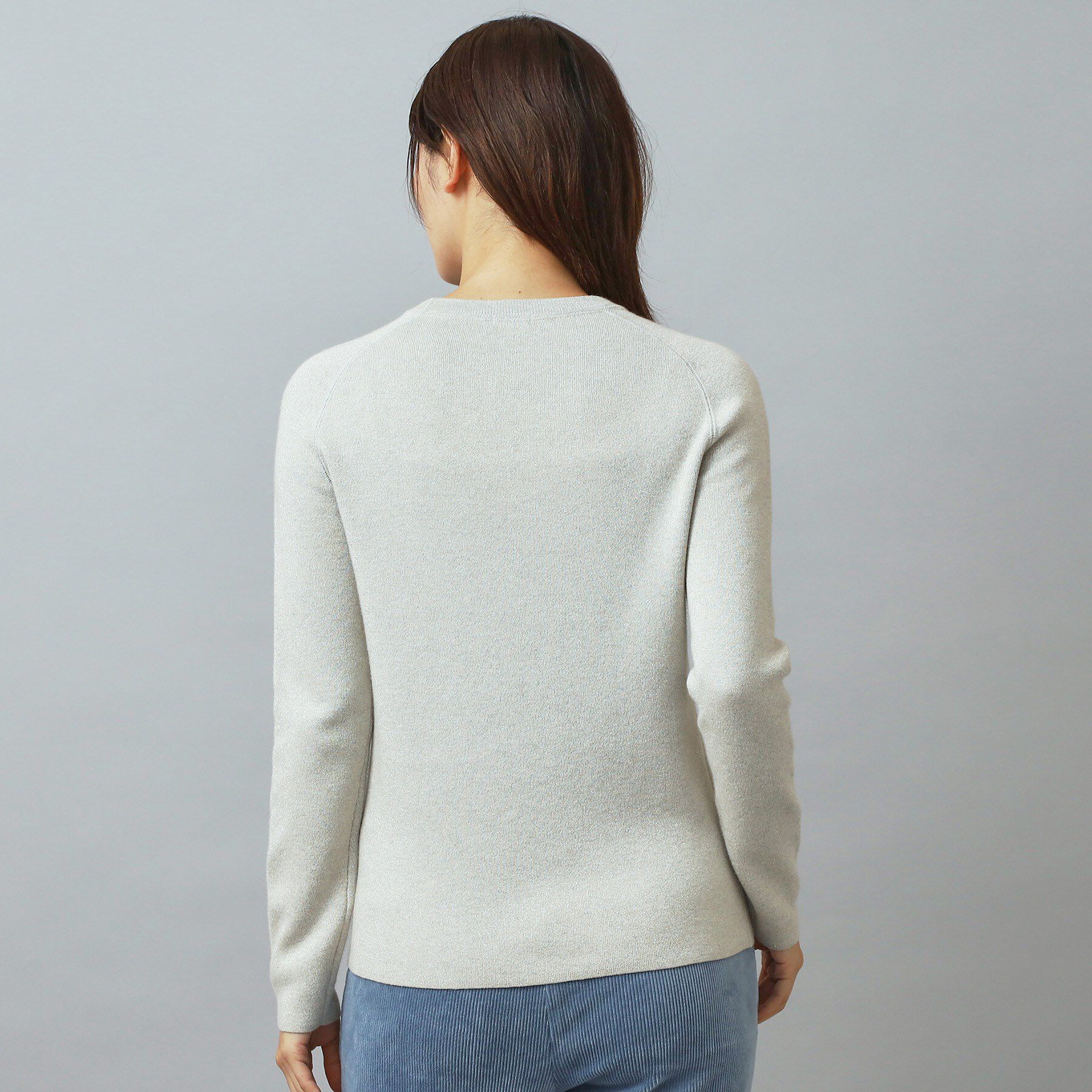 DRESSTERIOR「ラメコットンカシミヤニット」|ニット・セーター|