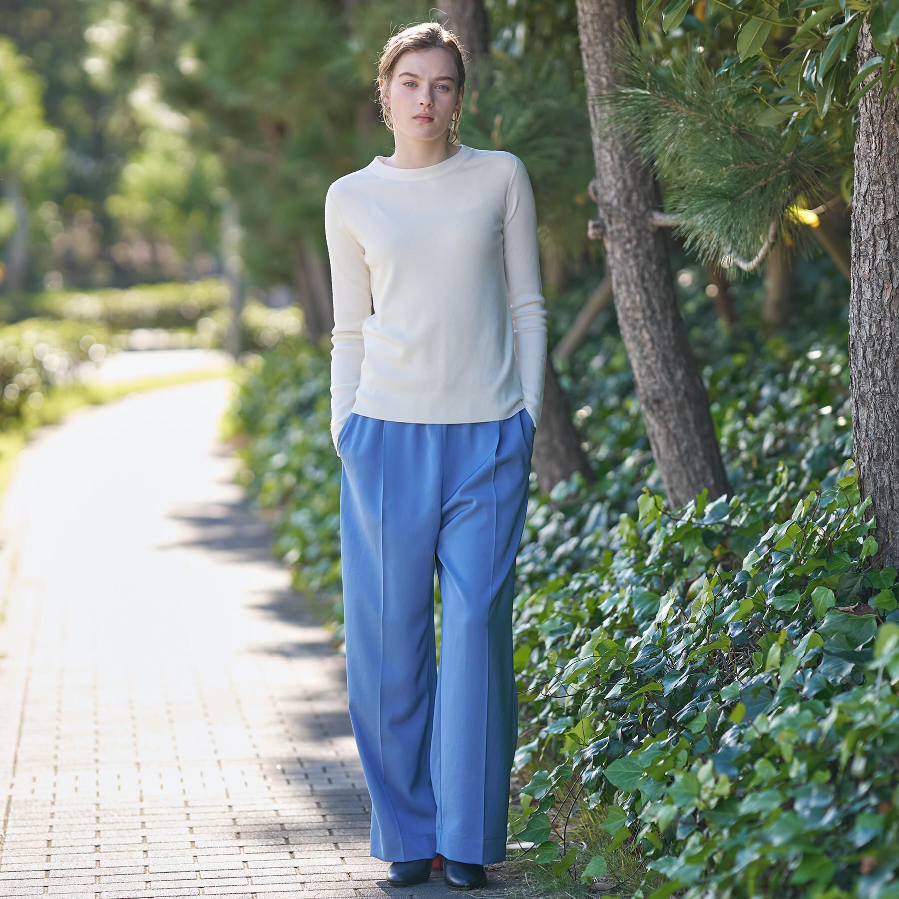 DRESSTERIOR「ストレッチフルニードルニット」|ニット・セーター|