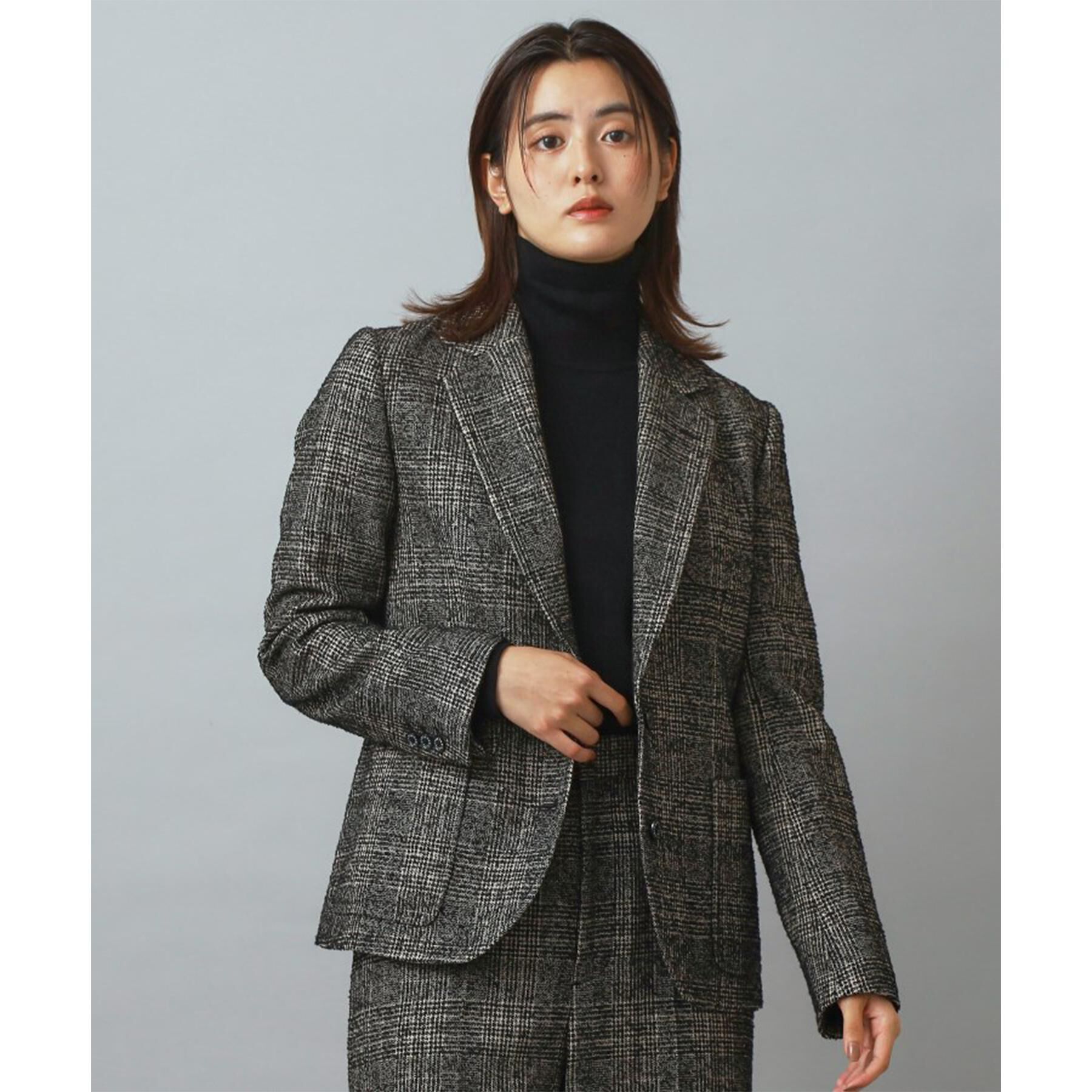 DRESSTERIOR「ループグレンチェックジャケット」|テーラードジャケット|