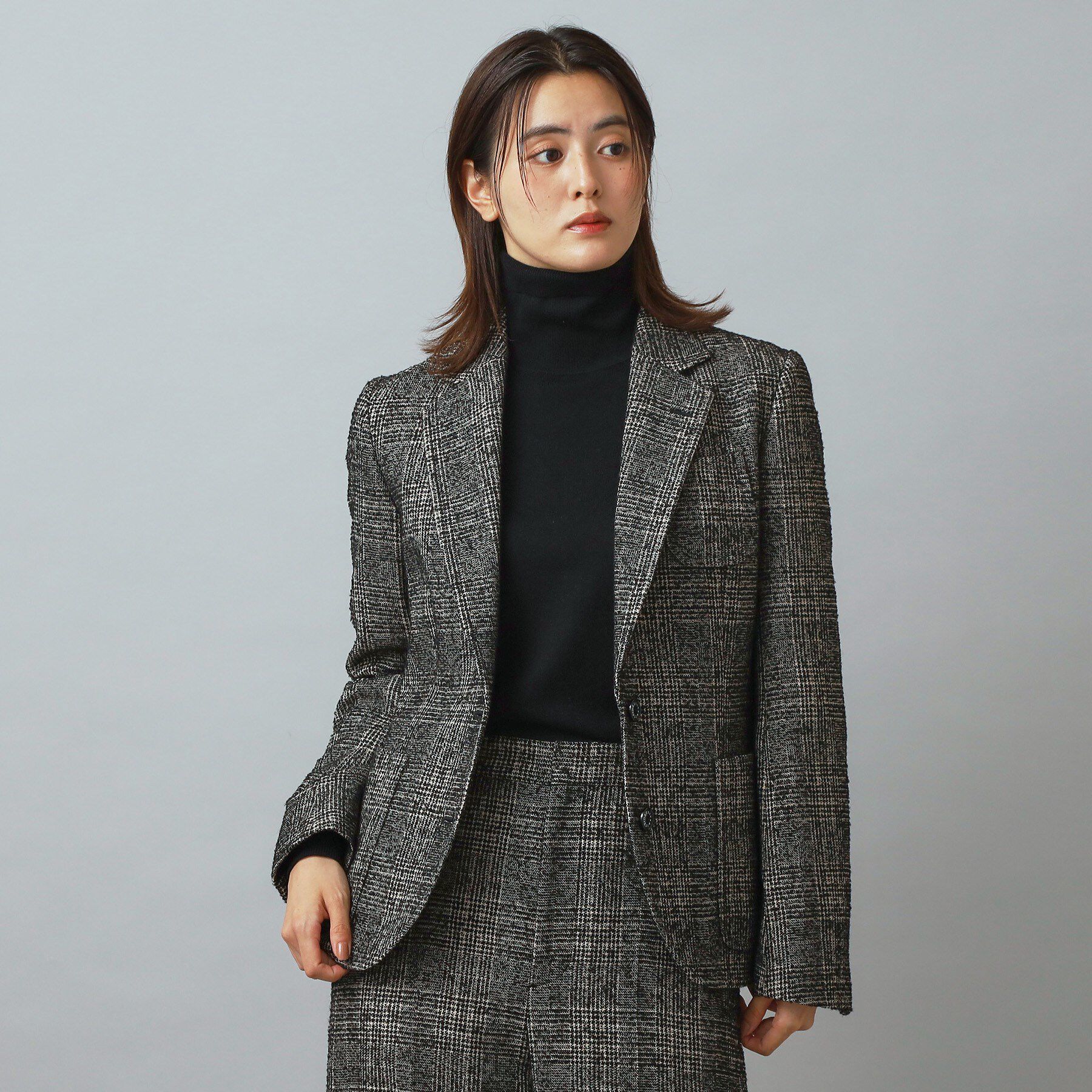 DRESSTERIOR「ループグレンチェックジャケット」|テーラードジャケット|