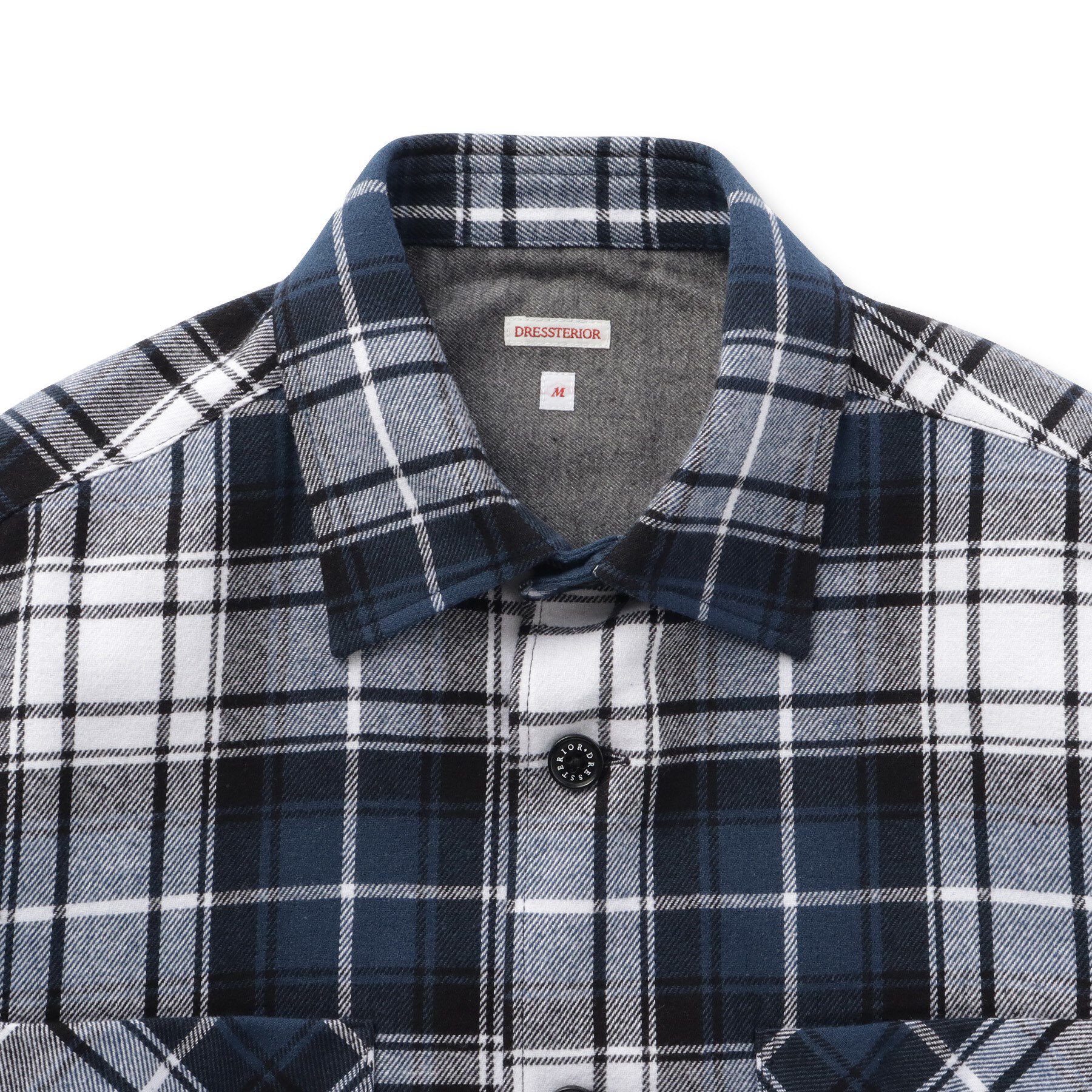 DRESSTERIOR「タータンチェック CPOシャツブルゾン」|シャツ・ブラウス|